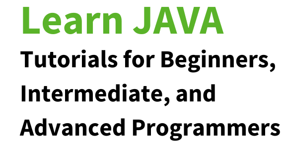 Java Exercises Basics to Advance – Free Java Programming Tutorial