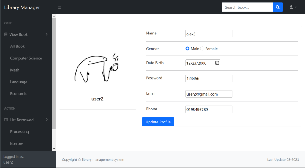 UserViewProfile-1024x566 Final Year Project : library management system in JSP