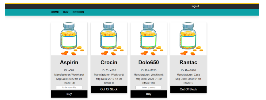 image-44 Pharmacy Drug Store in JSP (DBMS Mini Project)