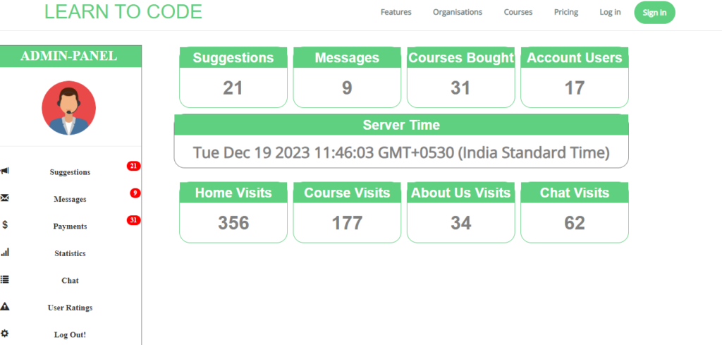image-67-1024x489 Learning Website In PHP and MySQL with Chat Feature Free Source Code