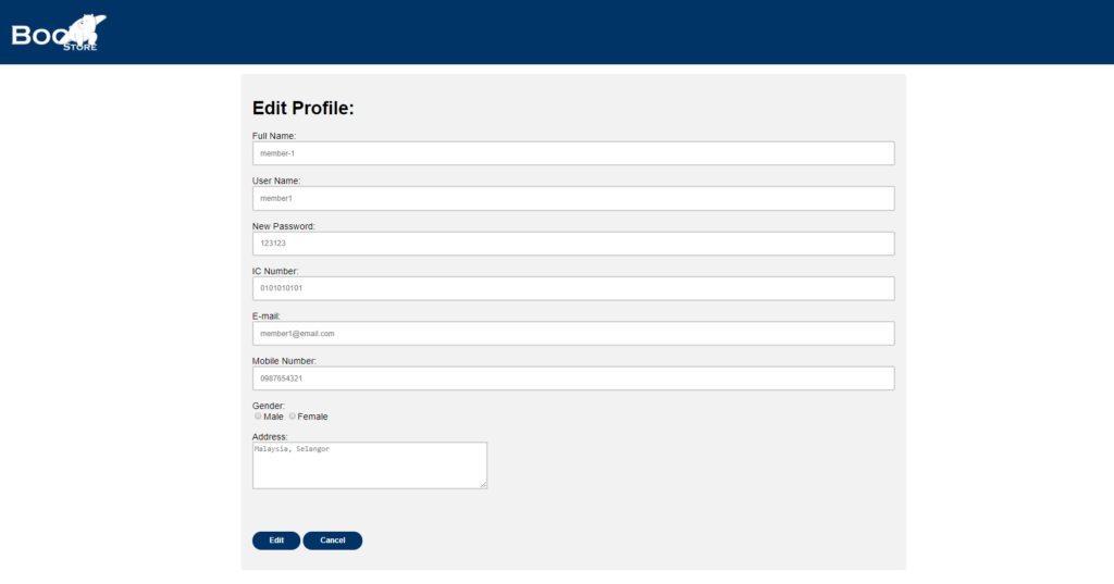 editprofile-1024x537 Online Book Store Project in PHP MySQL with Free Source Code