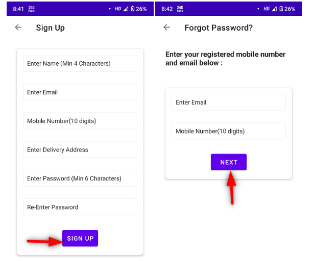 image-1 Best food delivery app project Free Source Code
