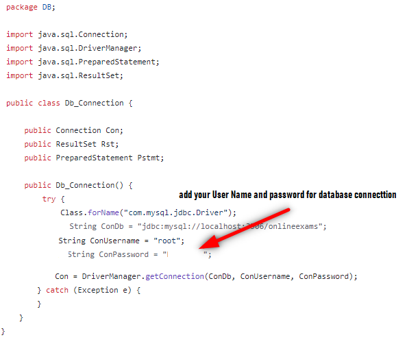 image-30 Online examination system project in java servlet (JSP) With Free Source Code