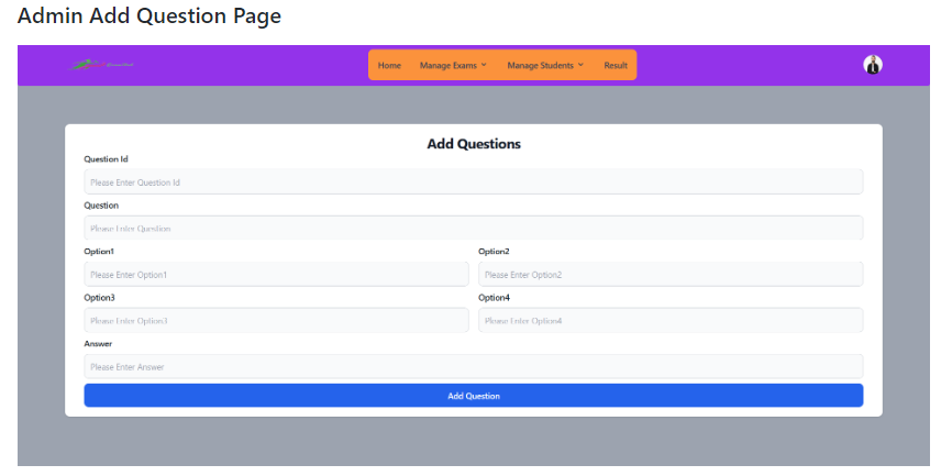 image-31 Online examination system project in java servlet (JSP) With Free Source Code