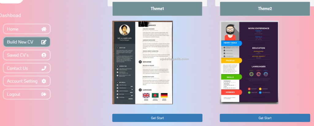 image-16-1024x411 Free Source Code: Resume Building Websites Project in PHP