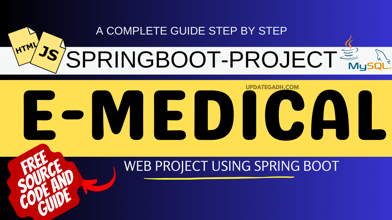 Free Source Code: E Medical System Web Project Using Spring Boot