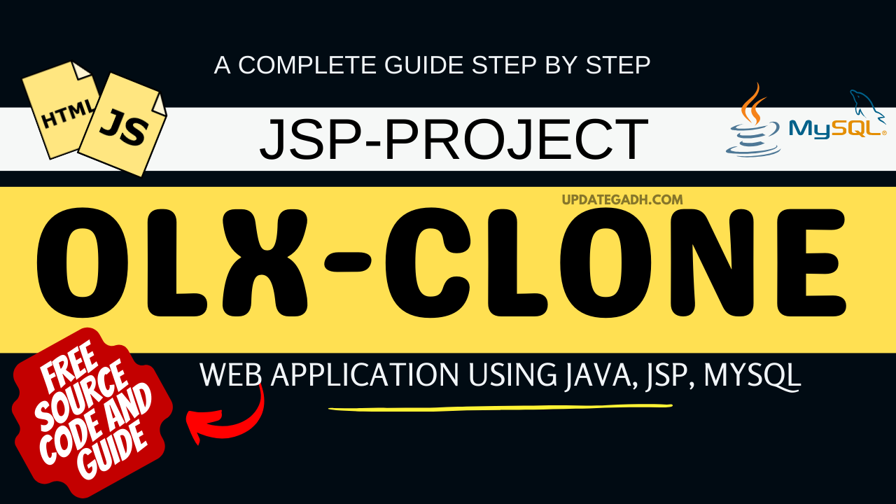 Free Project & Best Project :OLX-Clone using Java(JSP, Servlet, J2EE, MYSQL)