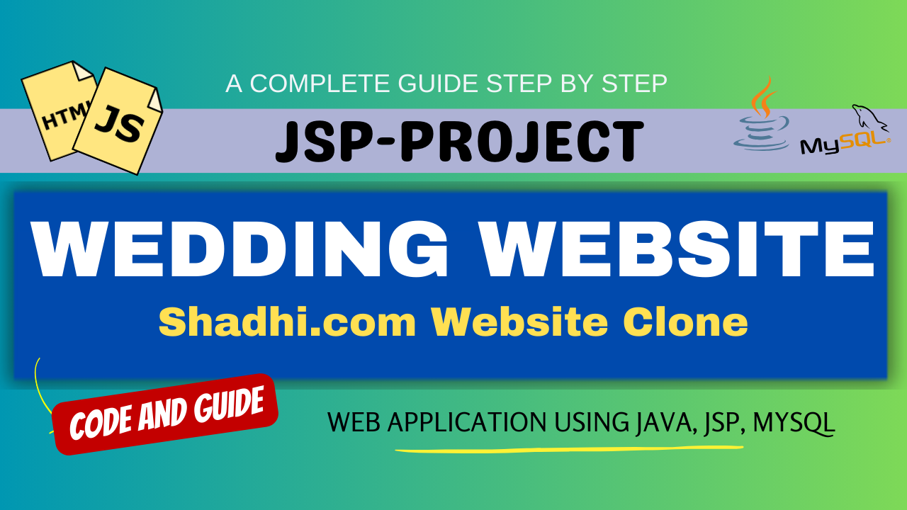 Best Project : Wedding Website Using Java(JSP, Servlet, J2EE, MYSQL)