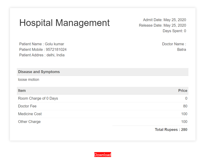 image-9 Hospital Management System using Django Python