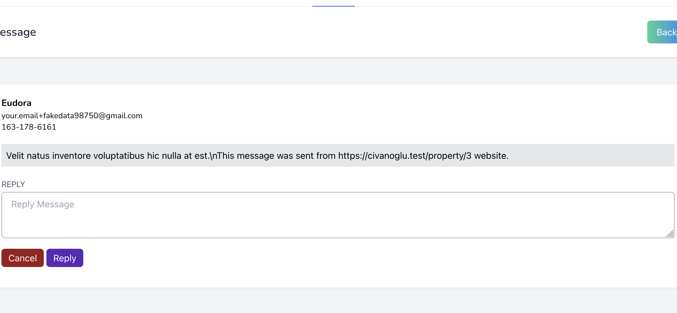 Message-with-Reply-Box-edited Free Project :Real Estate Management with PHP and MySQL Best 1 Project