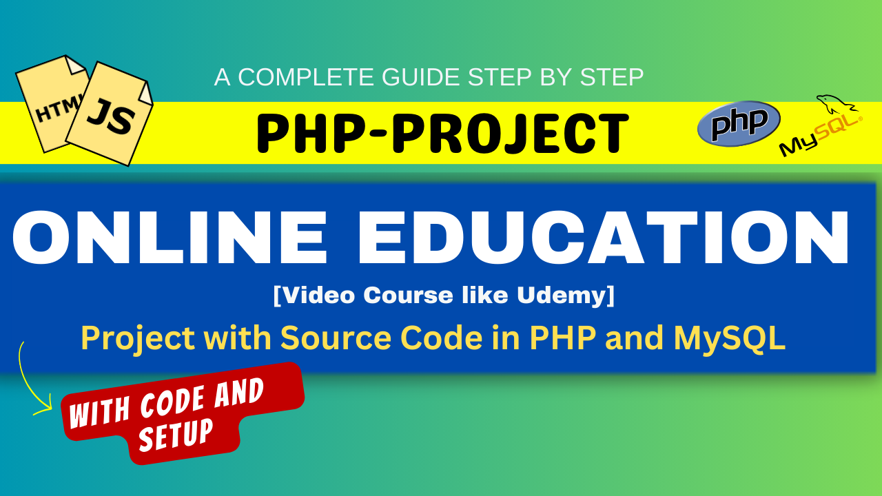 Online Education System [Video Course like Udemy] in PHP and MySQL, Best 10