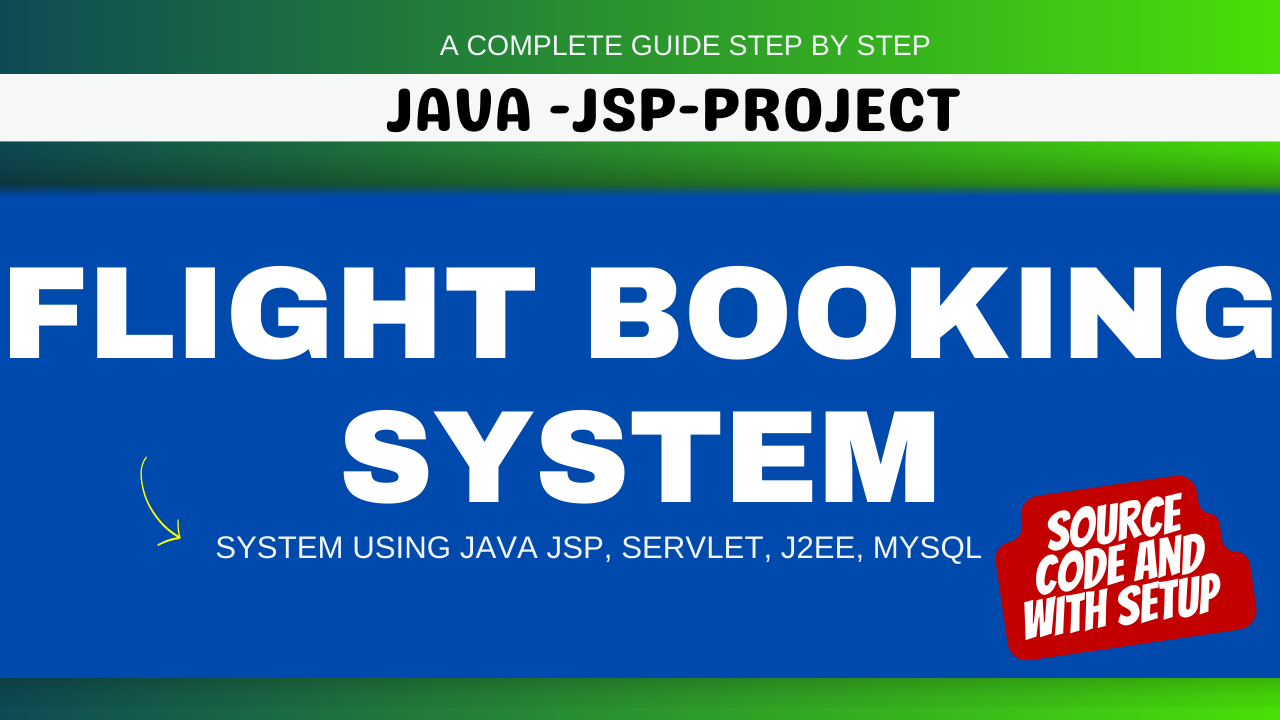 Flight Ticket Booking Project using JAVA and MySQL [JSP, J2EE] {Free Project }