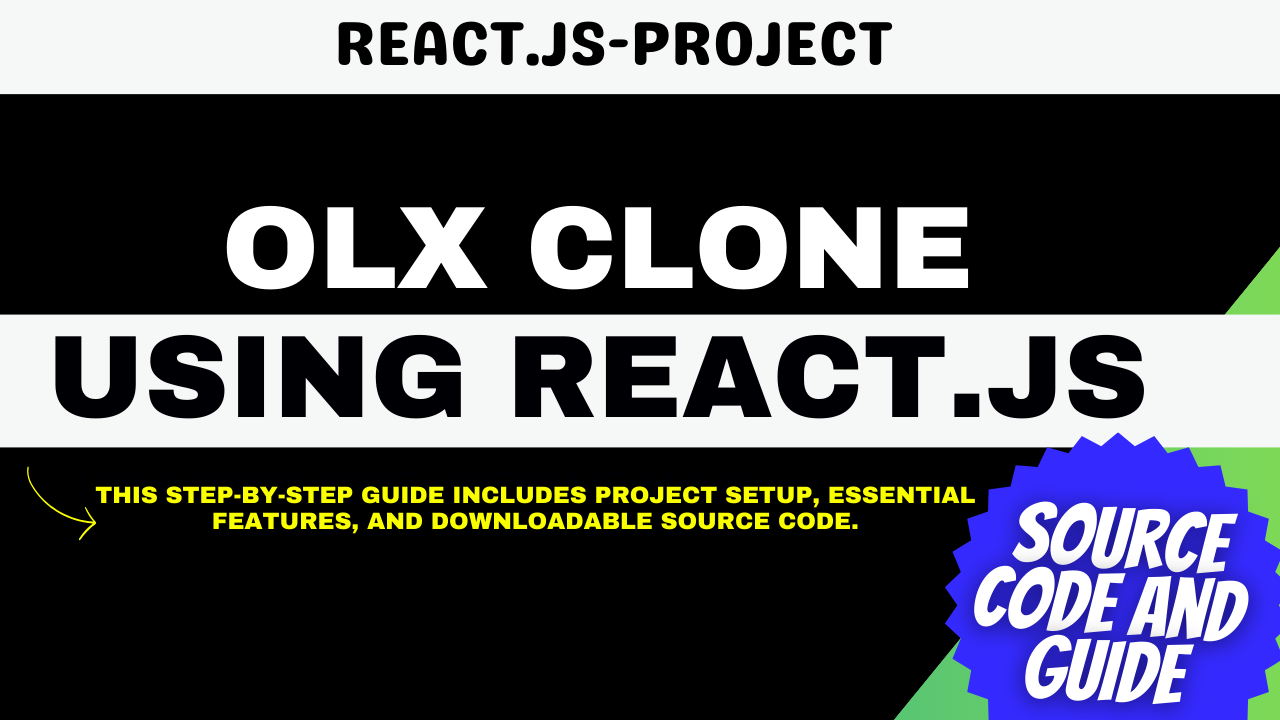 OLX Clone Using React.js Free Source Code