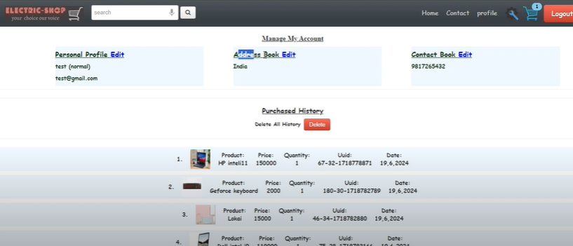 image-47 E-commerce Website using PHP and MYSQL Best Project