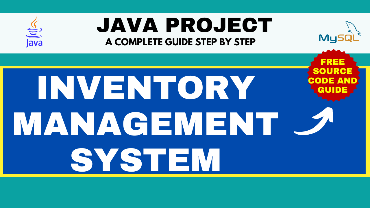Inventory Management System with Java and  MySQL free code