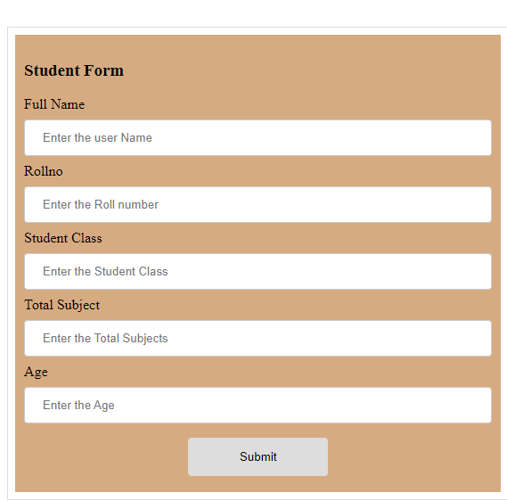 image-90 Student Record In HTML ,JS With Free Source Code