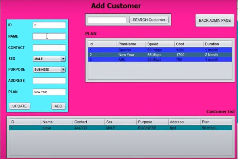 image-25 ISP Management System In Java with Setup