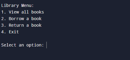 image-78 Library Menu in Python with Free Source Code