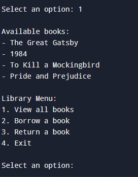 image-79 Library Menu in Python with Free Source Code