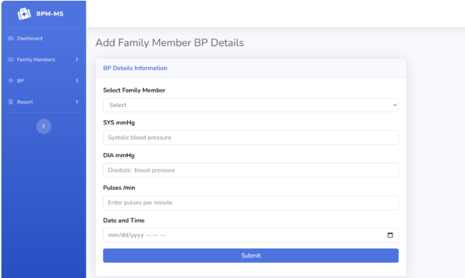 image-82 Blood Pressure Monitoring Management System Using PHP and MySQL with Guide