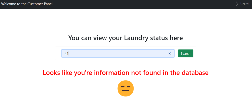 CustomerStatus-1024x445 Laundry Management System in PHP and MySQL