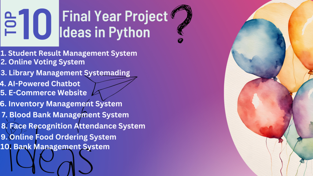 Final-Year-Project-Ideas-in-Pythonbcast-Practices-1024x576 Top 10 Final Year Project Ideas in Python