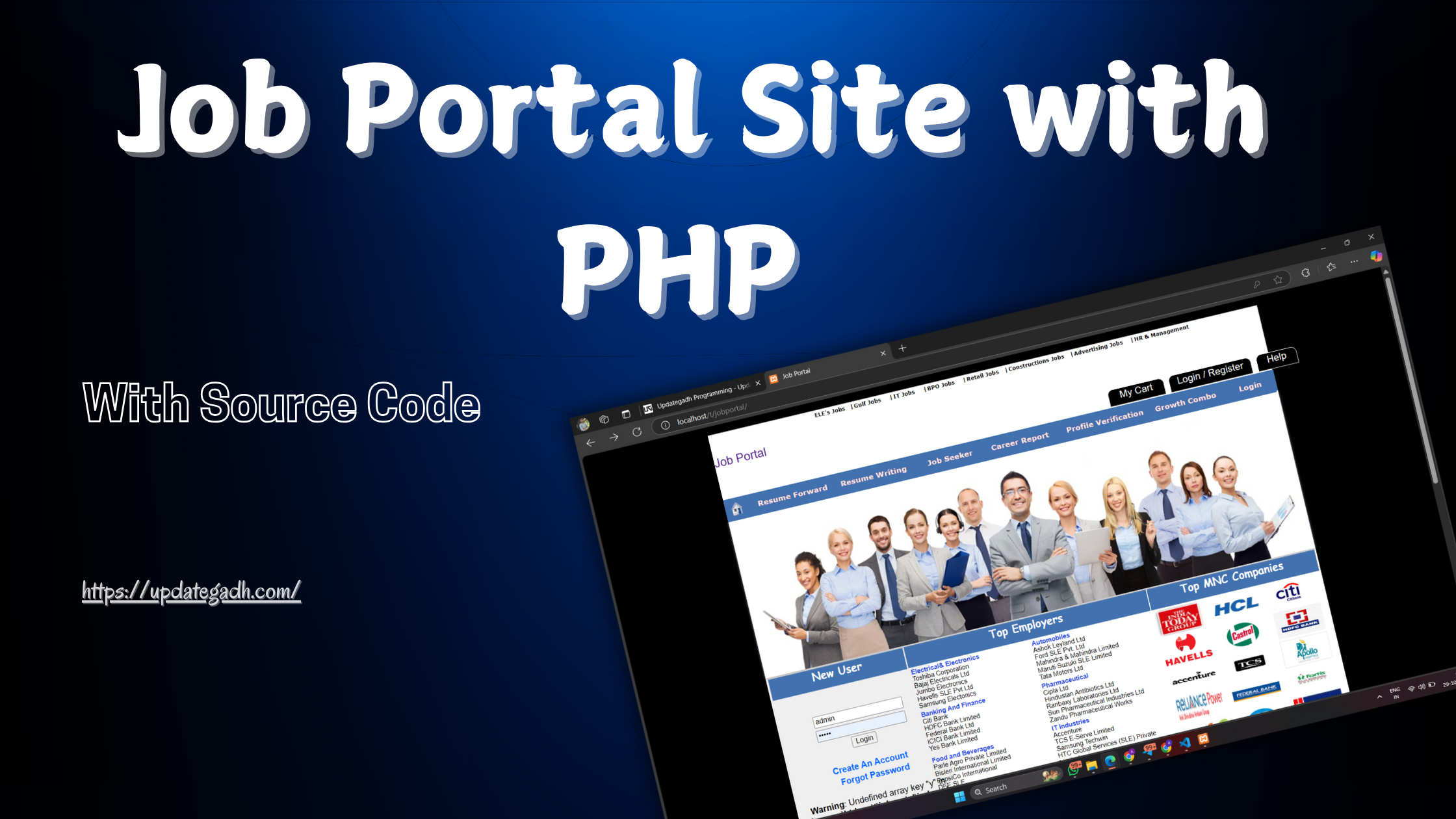 Job Portal Site with PHP With Source Code
