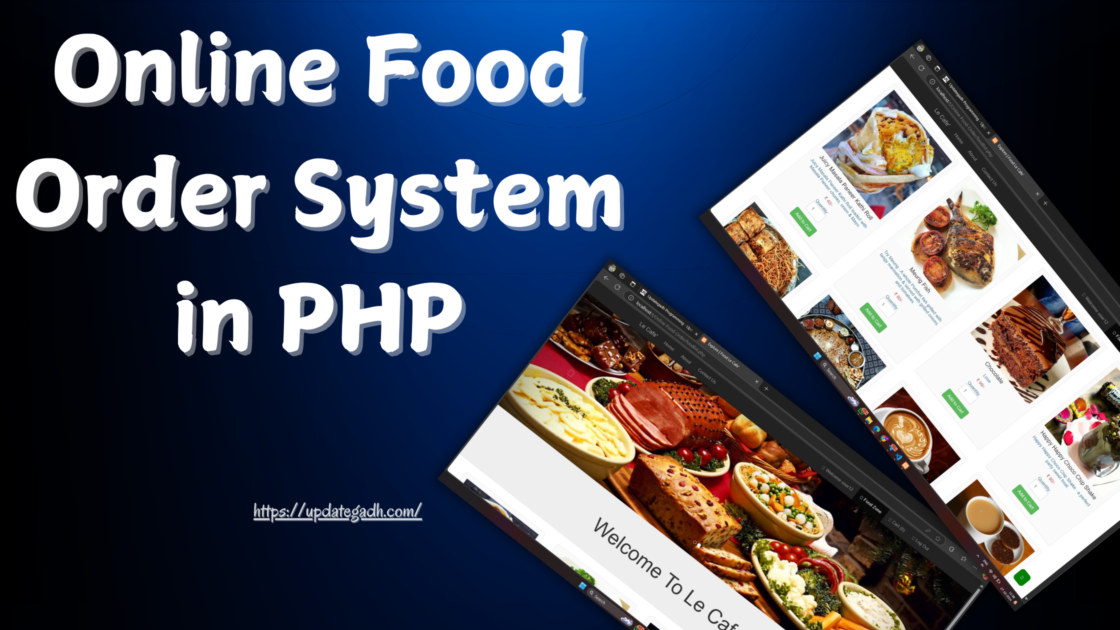 Online Food Order System in PHP