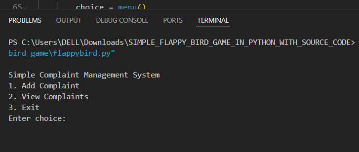 Screenshot-2024-10-20-181534 Simple Complaint Management System in Python with Source Code