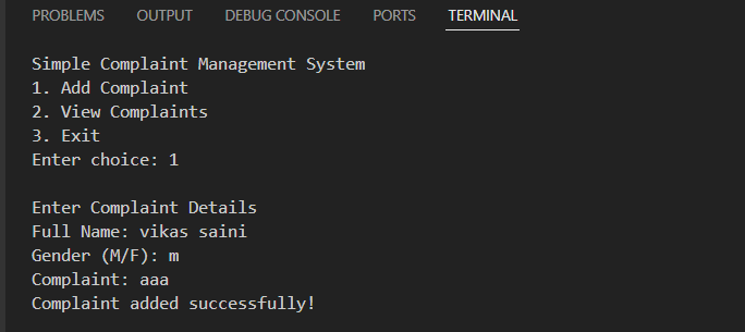 Screenshot-2024-10-20-181640 Simple Complaint Management System in Python with Source Code