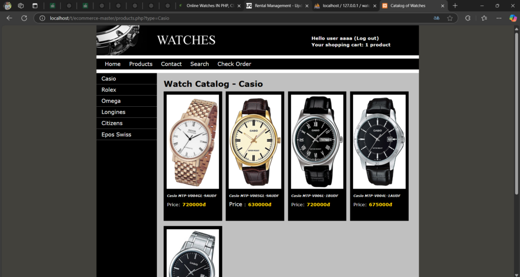 Screenshot-2024-10-28-195210-1024x545 Online Watches In PHP And MySQL E-commerce System