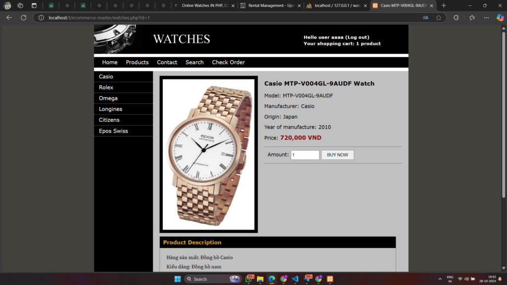 Screenshot-2024-10-28-195221-1024x576 Online Watches In PHP And MySQL E-commerce System