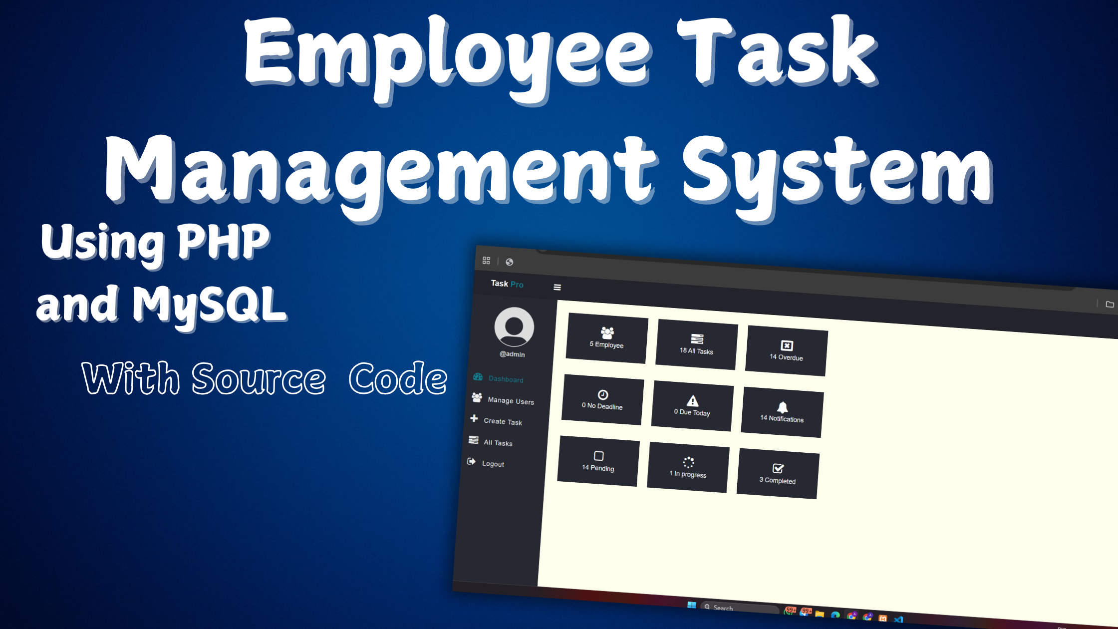Employee Task Management System Using PHP and MySQL