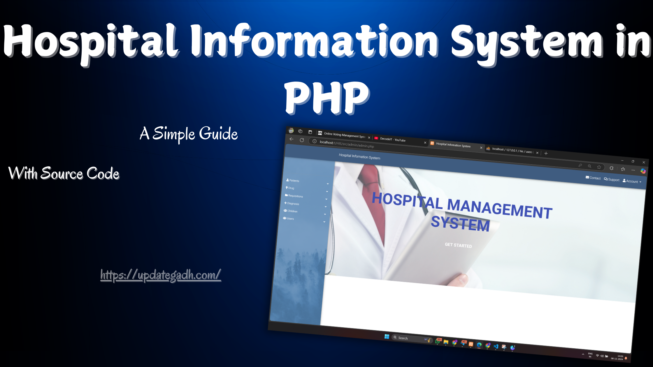 Hospital Information System in PHP