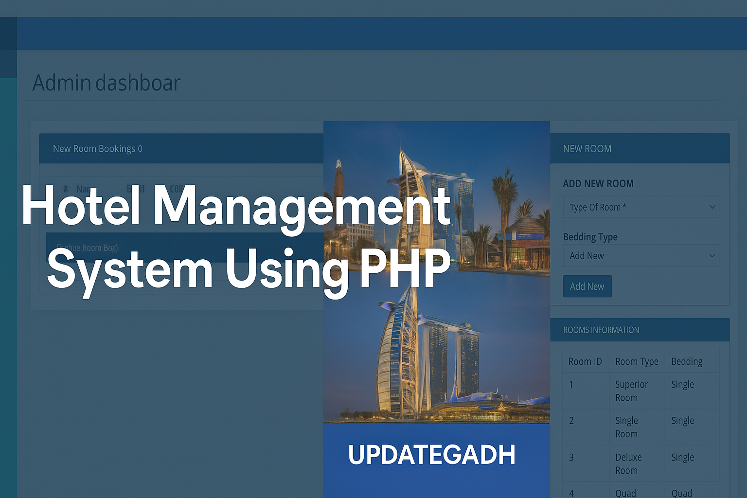 Hotel Booking Management System In PHP