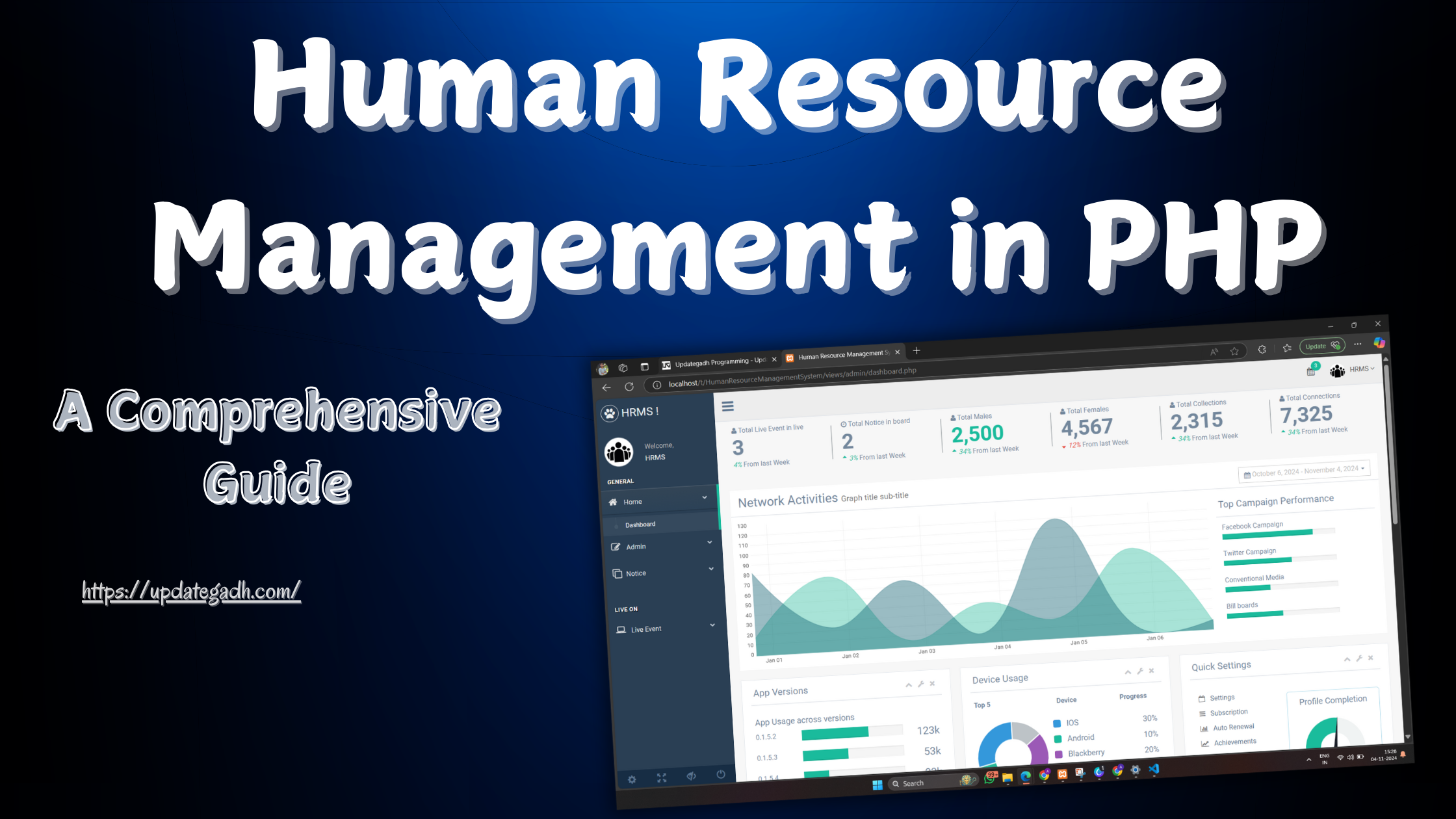 Human Resource Management in PHP