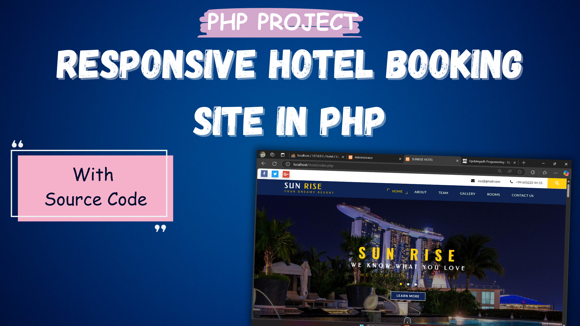 Hotel Booking Management System In PHP