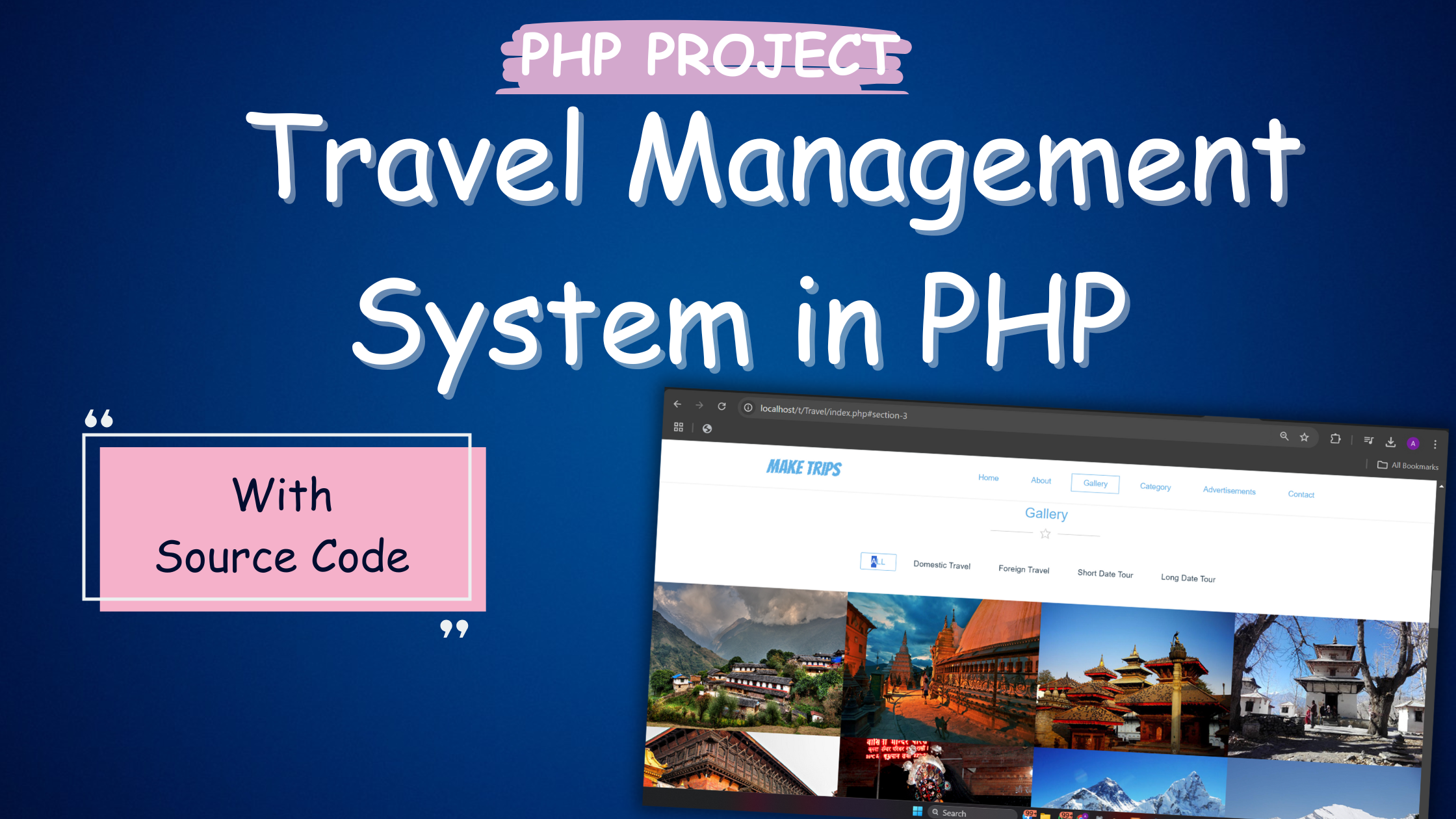Travel Management System in PHP With Source Code