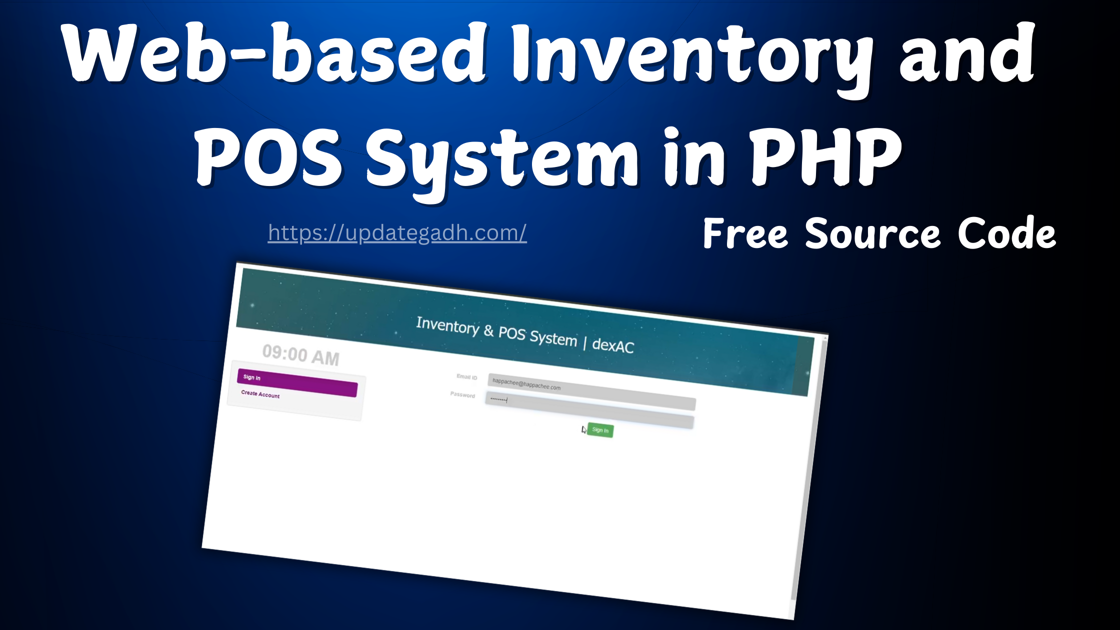 Web-based Inventory and POS System in PHP Free Source Code