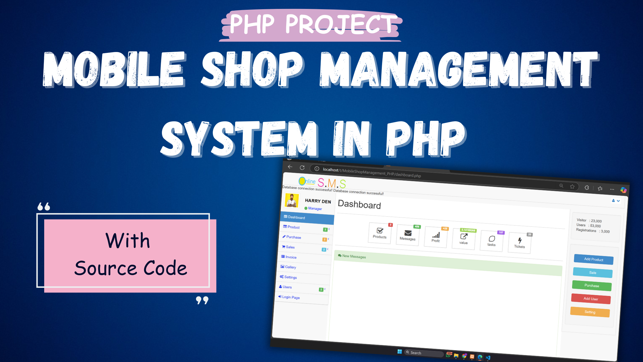 Mobile Shop Management System in PHP With Source Code