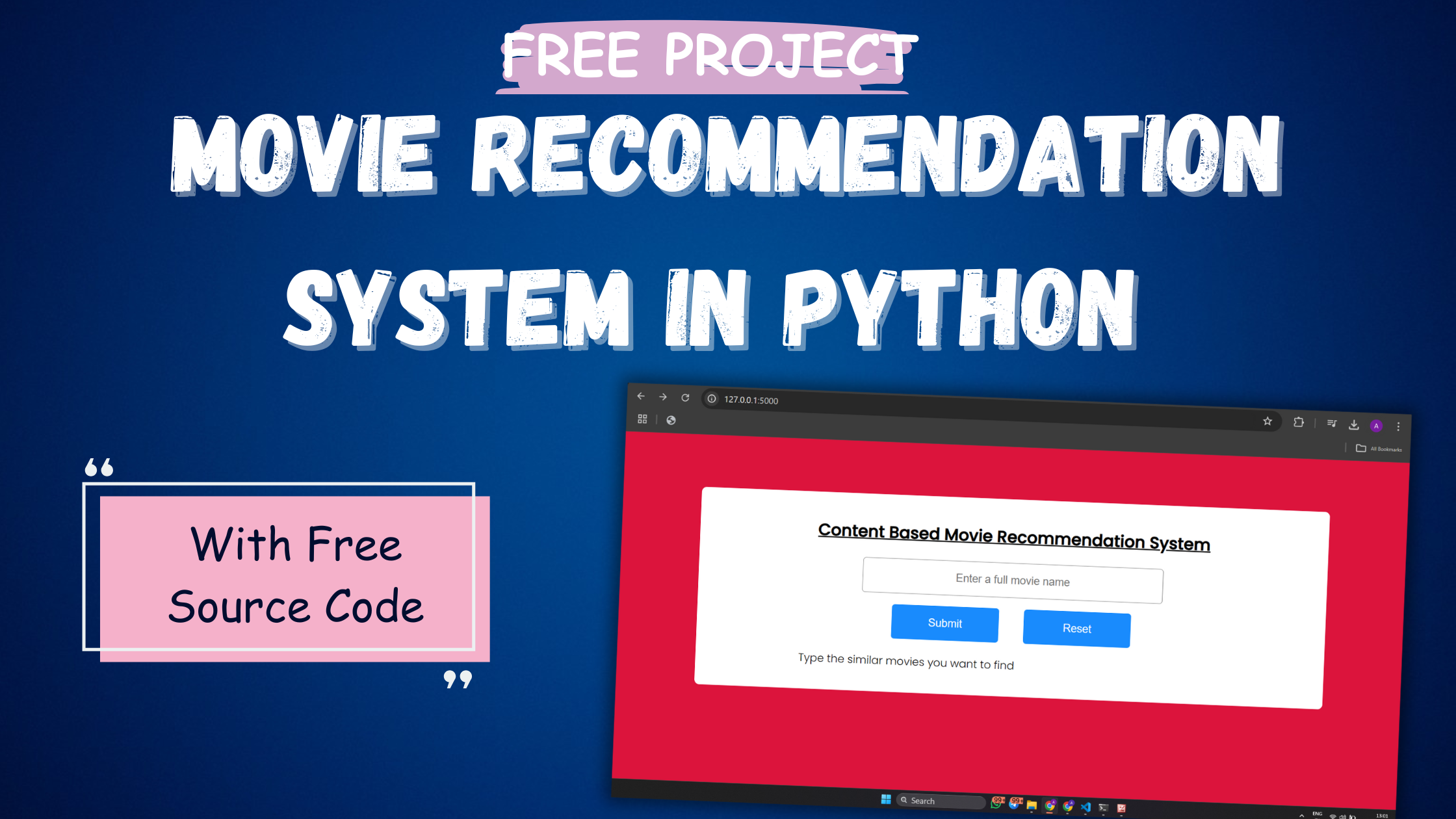 Movie Recommendation System in Python with Source Code