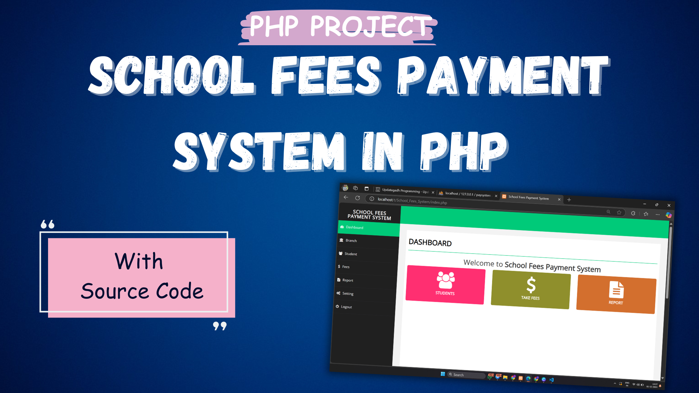 School Fees Payment System in PHP with Source Code
