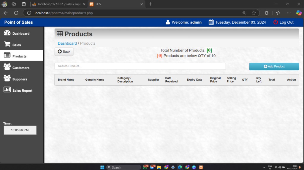 Screenshot-2024-12-02-220559-1024x575 Pharmacy Management System in PHP with Free Source Code