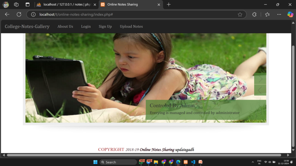 Screenshot-2024-12-31-135843-1024x576 Online Notes Sharing System in PHP & MySQL With Source Code