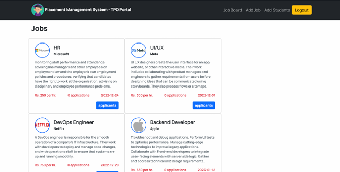 image-9 Placement Management System in Python free Code