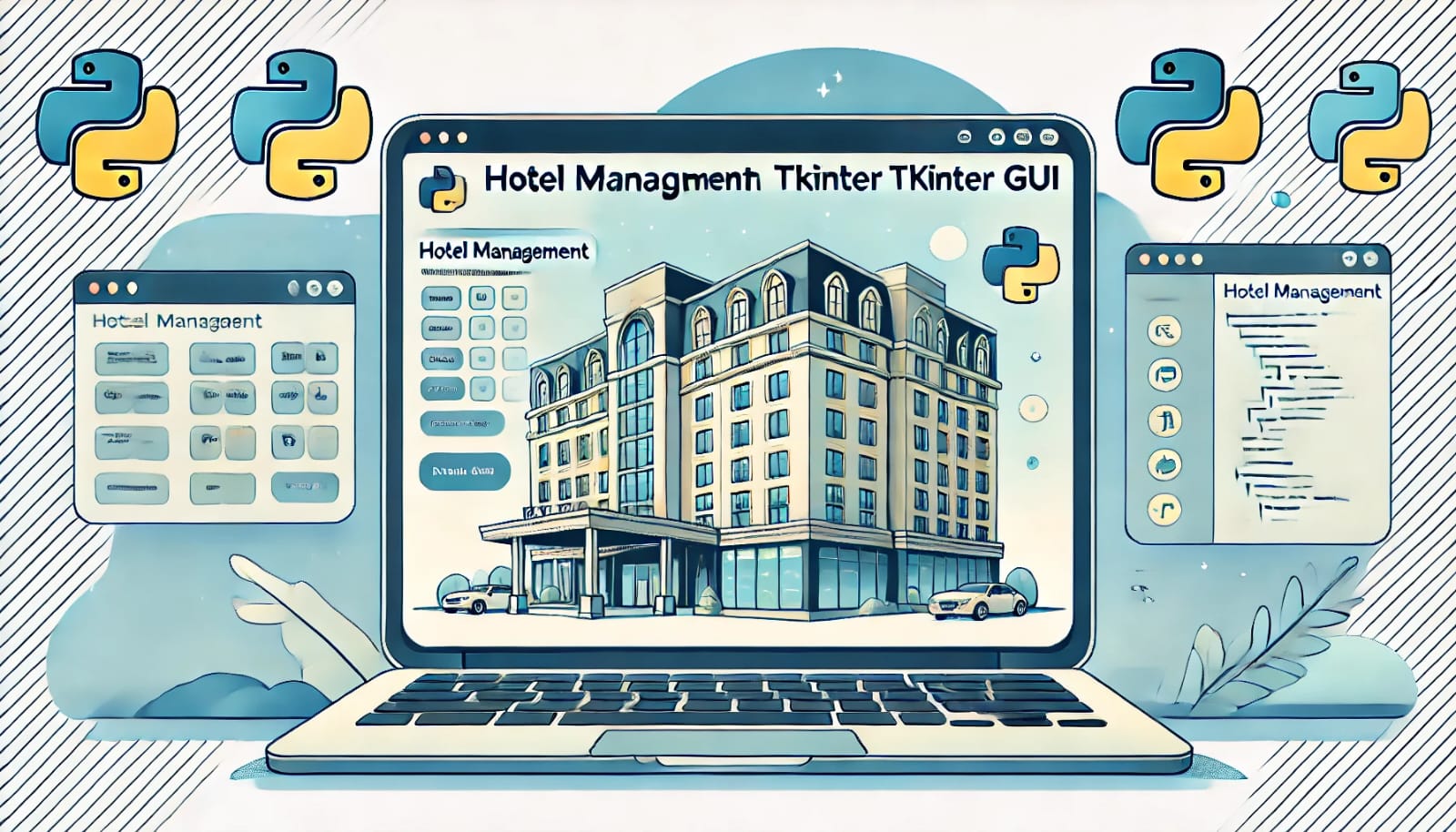 Hotel Management System Using Python Tkinter GUI