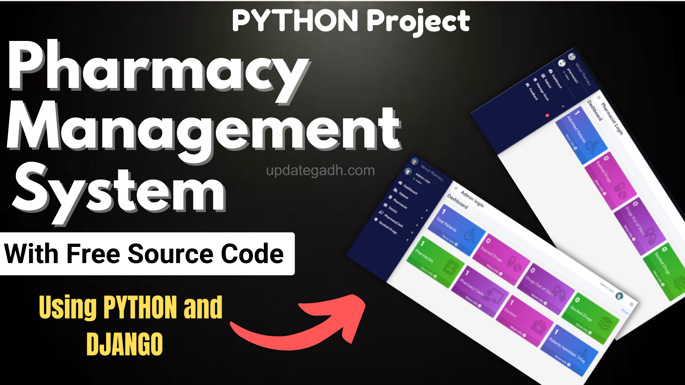 Pharmacy Management System Using Python Django With Free Source Code