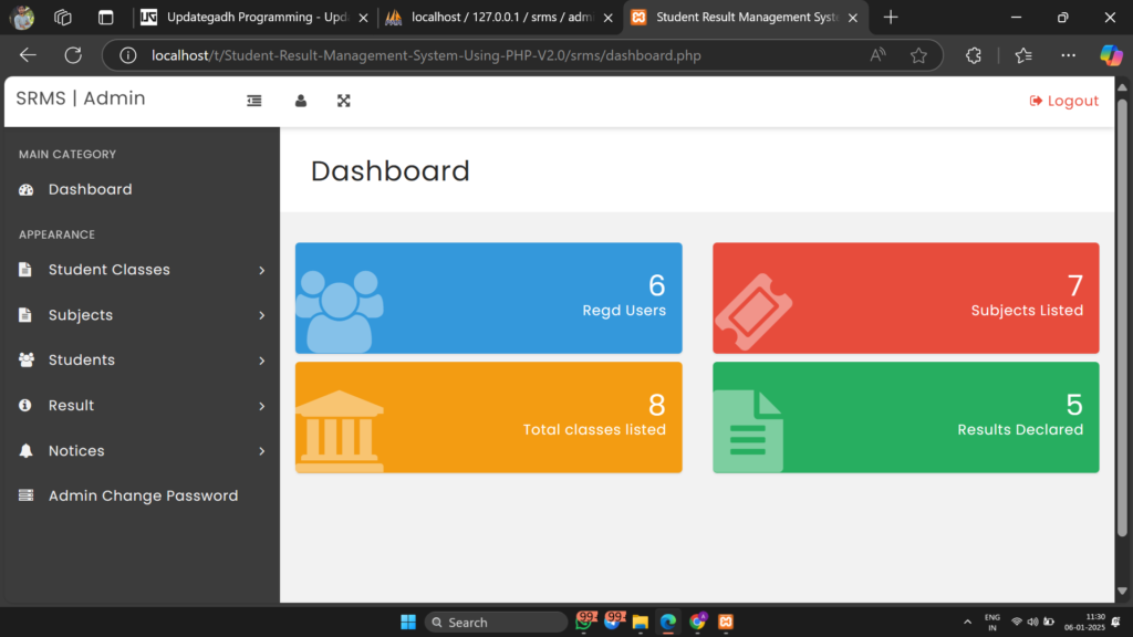 Screenshot-2025-01-06-113046-1024x576 Student Result Management System using PHP & MySQL