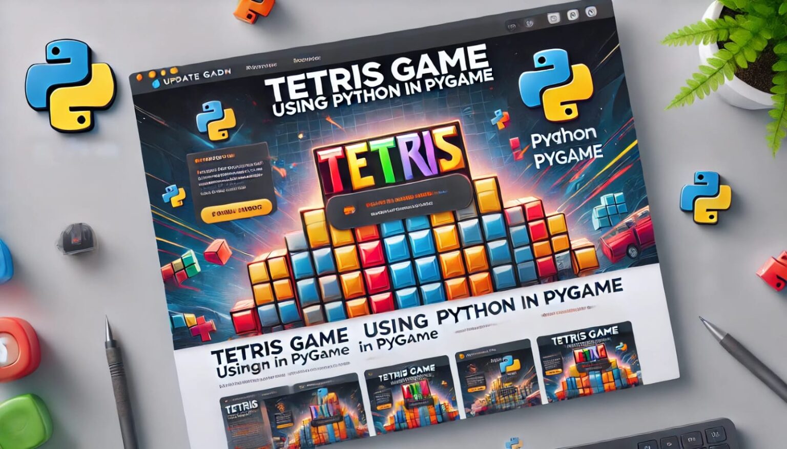 How to Create a Tetris Game Using Python in Pygame