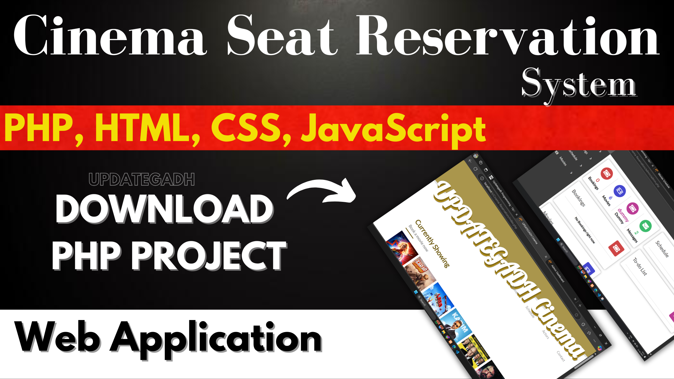 Cinema Seat Reservation System in PHP with Source Code